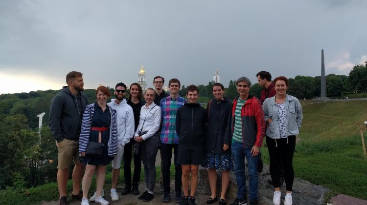 Group photo of students, staff, and faculty